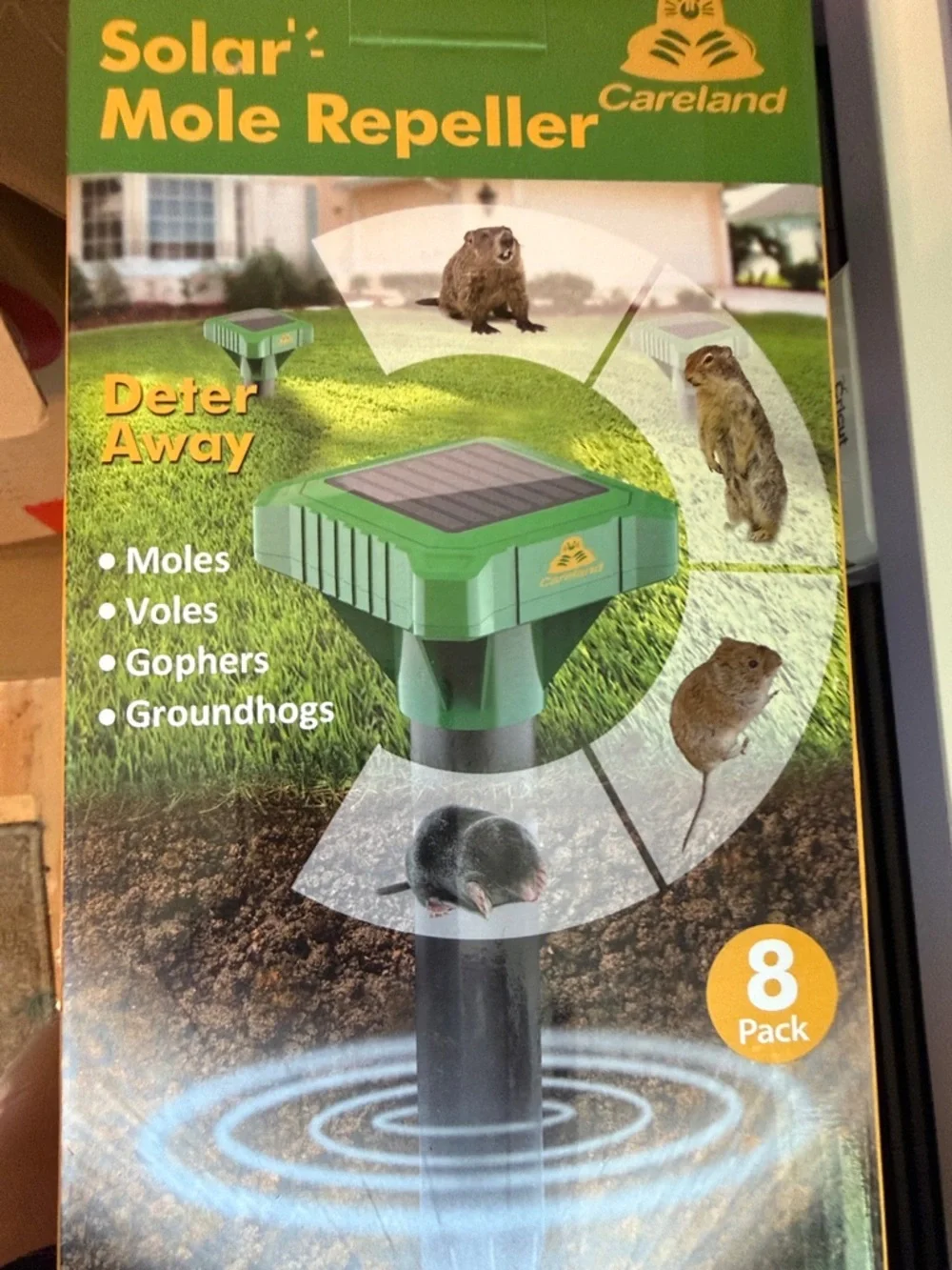 Solar Mole Repeller - Green